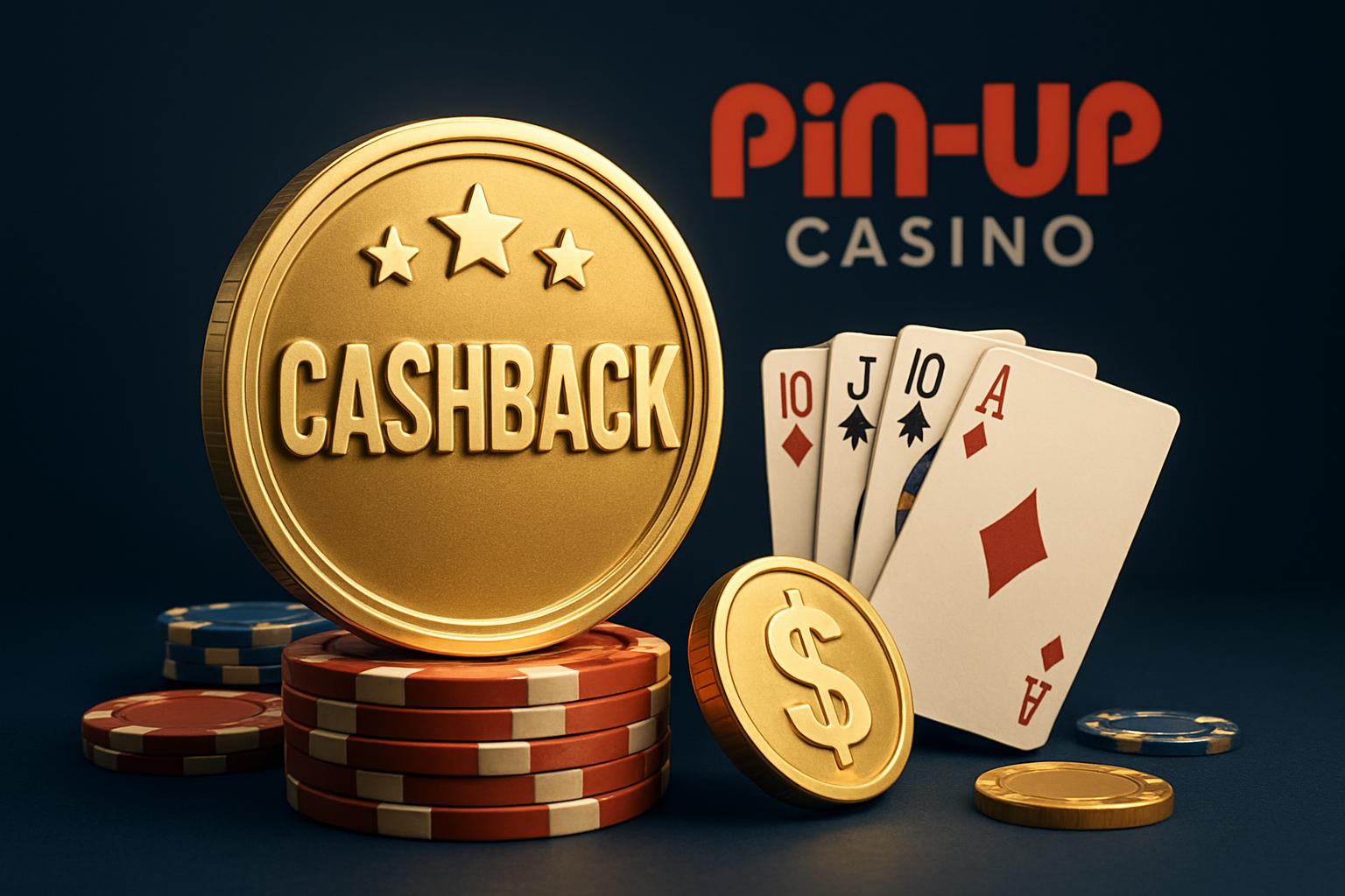 Pin Up Casino cashback feature scene